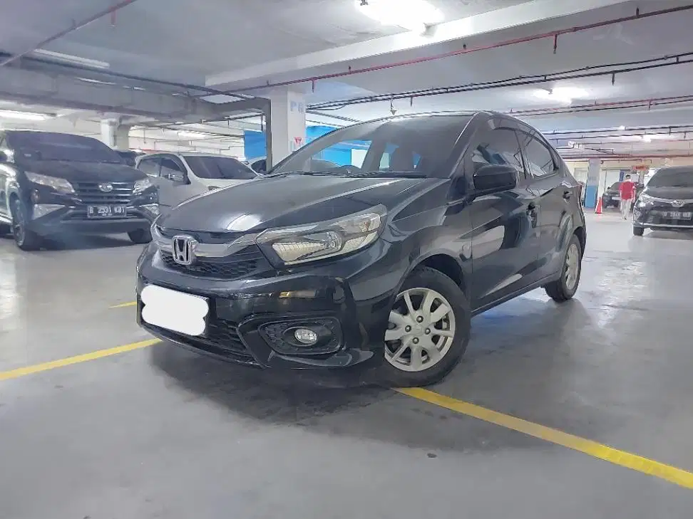DP MURAH Honda Brio Satya 1.2 E Bensin-AT 2019 Hitam CAHYD