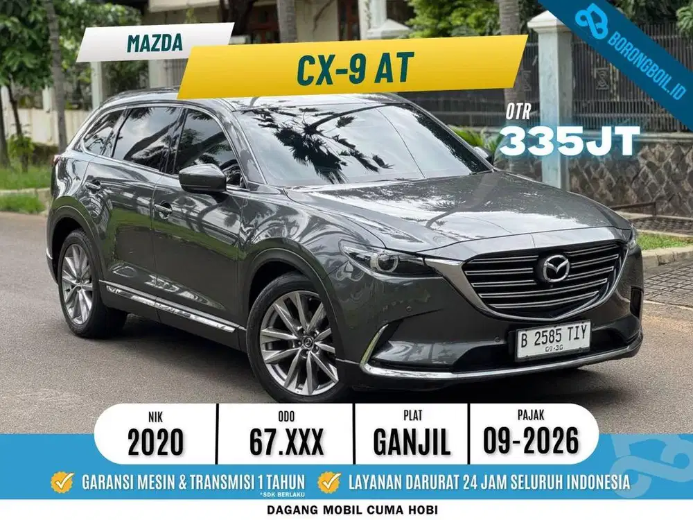Mazda Cx9 At 2020 Abu-Abu