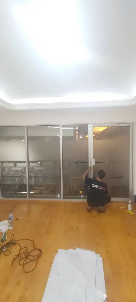 Sticker kaca buram sunblast stiker sunblast Kaca ice Masjid & Mushola