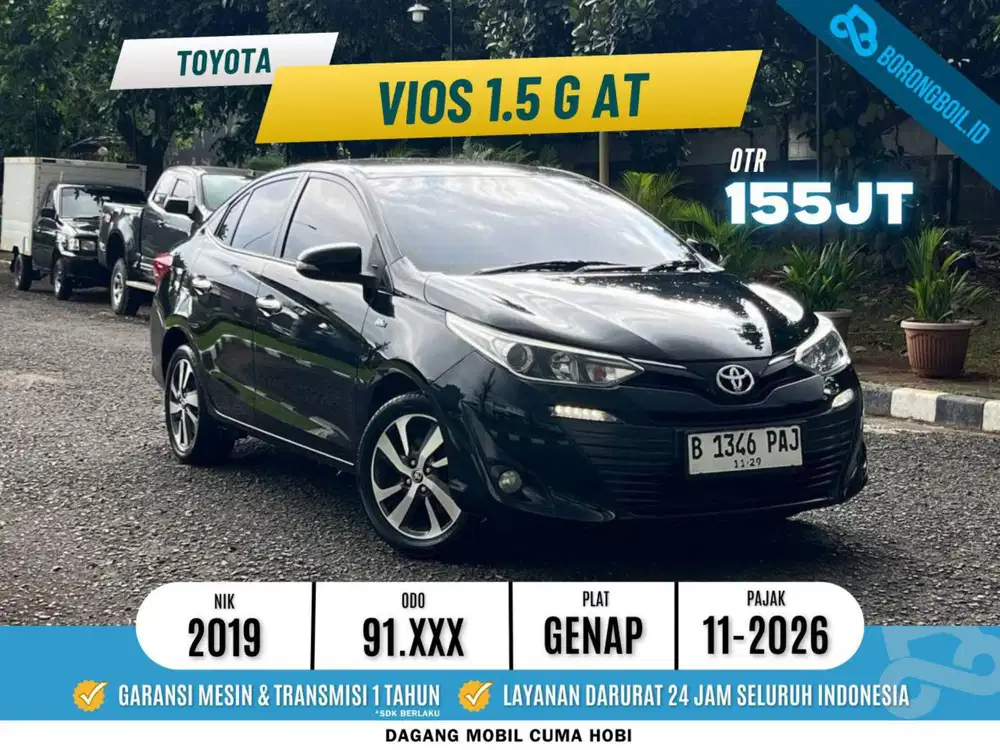 Toyota Vios 1.5 G cvt 2019