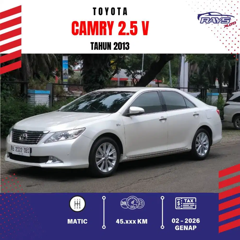 [KM 40rb] TDP 65jt Camry 2.5 V Tahun 2013