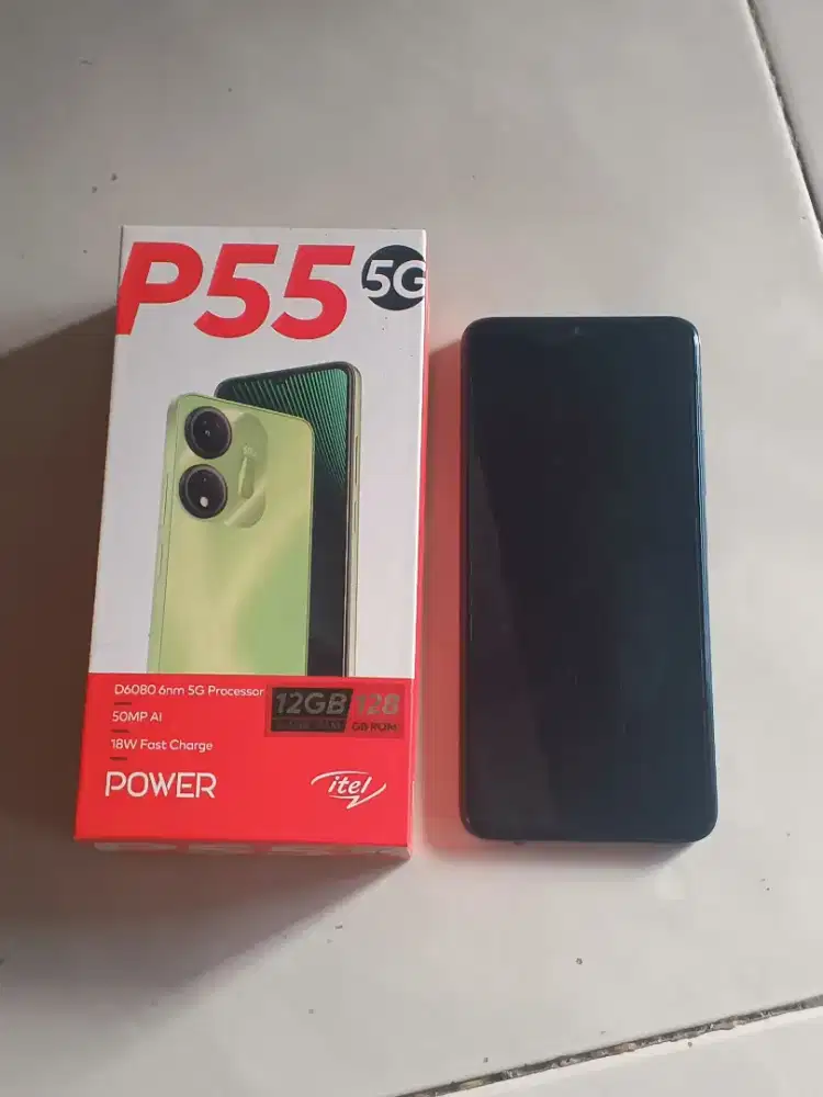 Jual Hp Itel p55 5G Warna Galaxy Blue