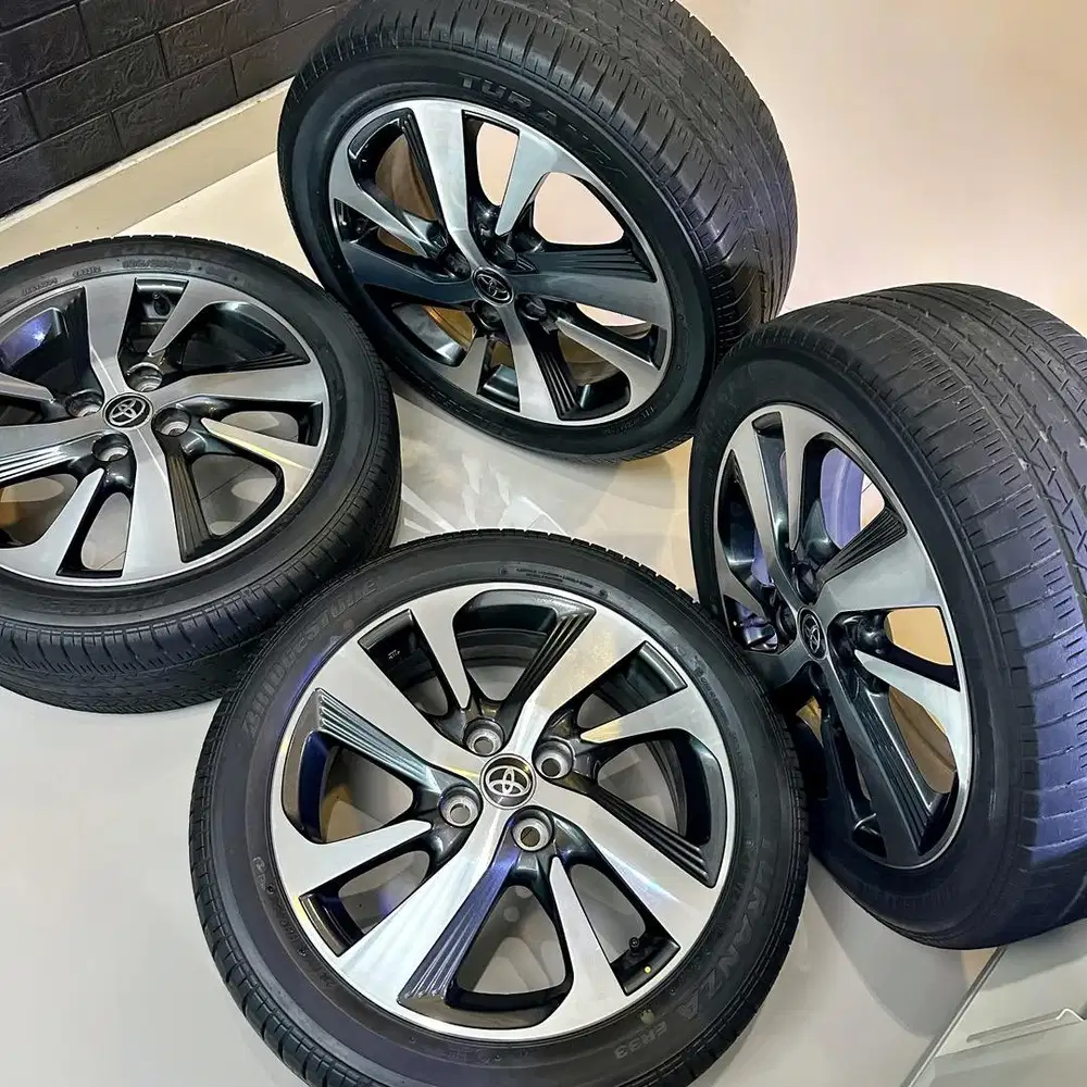 Velg Ori Copotan Yaris 2021 dan ban bridgestone tebel