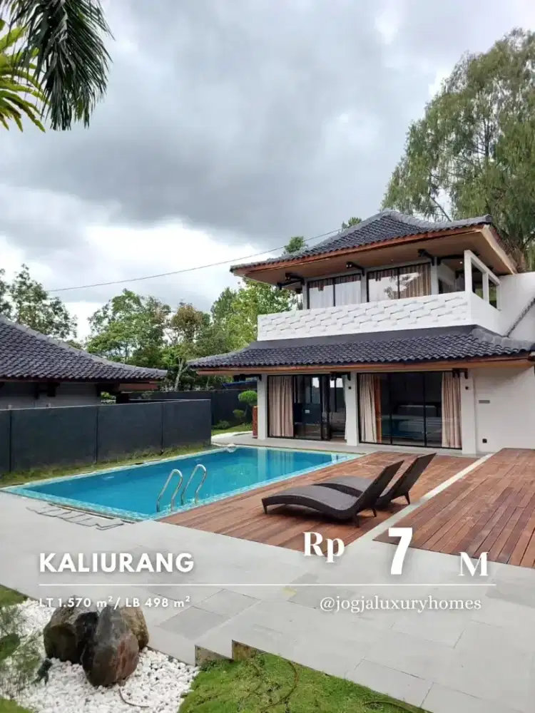 Dijual Villa Bernuansa Jepang di Area Sejuk Kaliurang