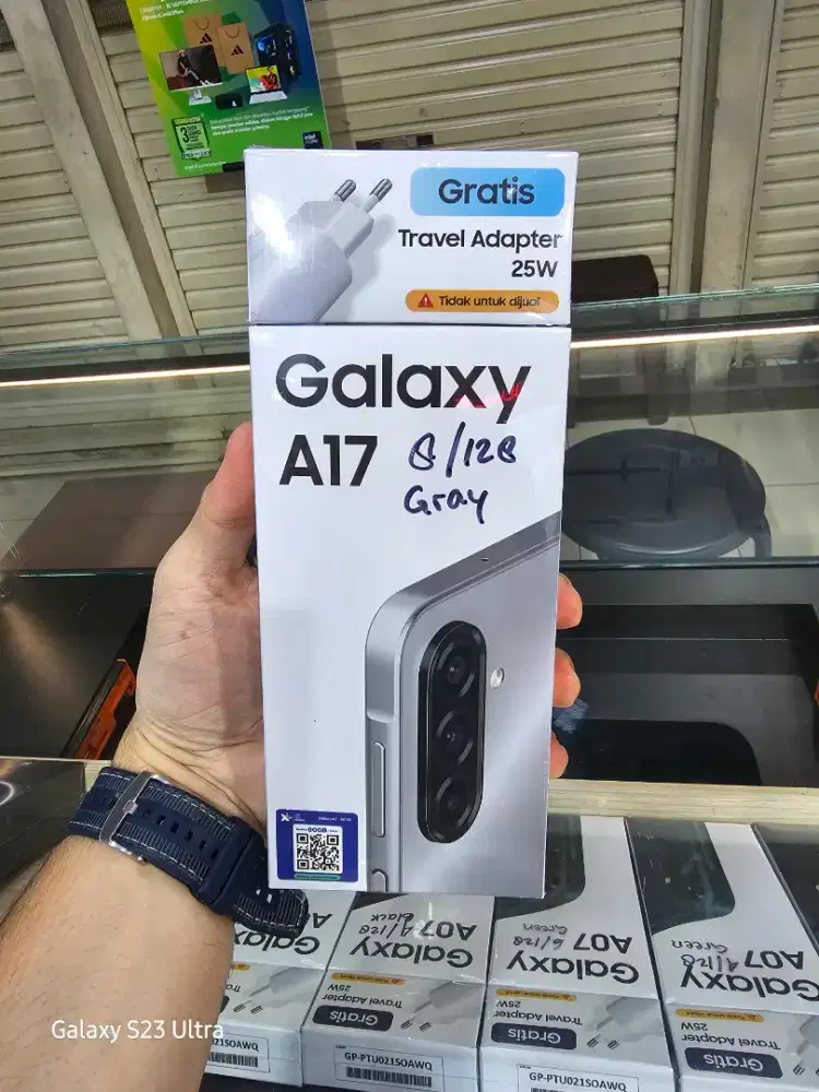 SAMSUNG A17 LTE RAM 8+8/128GB SEGEL BOX GARANSI RESMI 1 TAHUN