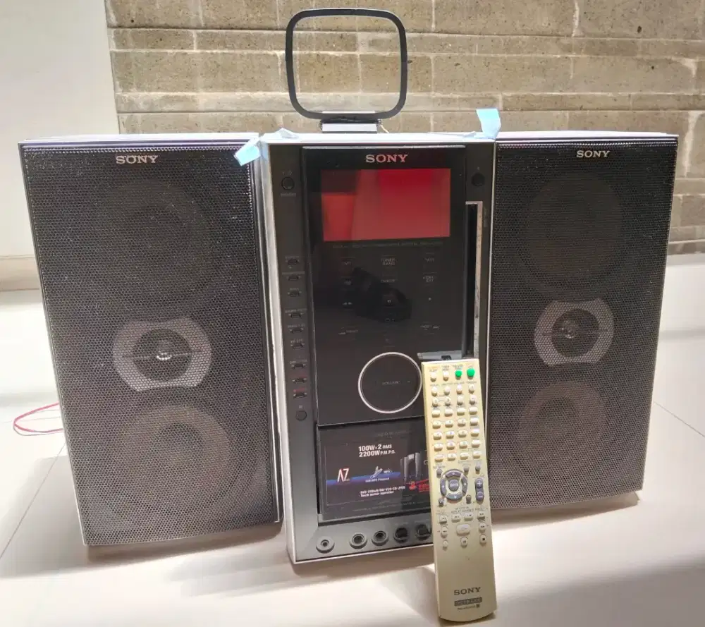 Tape compo Sony DHC-AZ33D CD/VCD/DVD/Tape/USB/Radio Player Surabaya