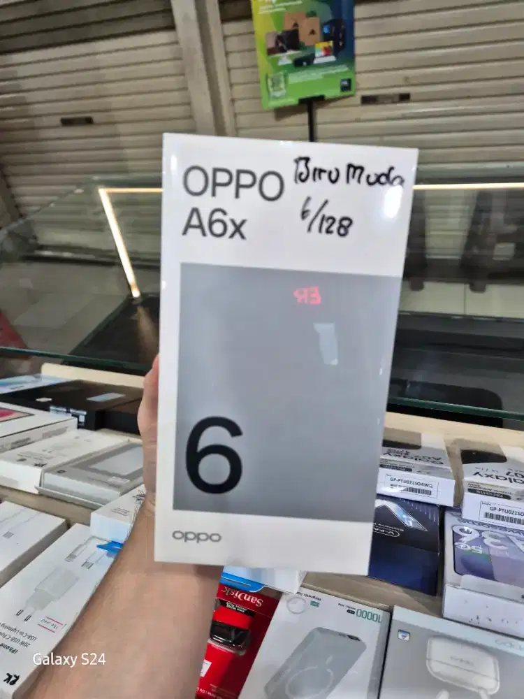 OPPO A6X RAM 6+6/128GB SEGEL BOX GARANSI RESMI 1 TAHUN