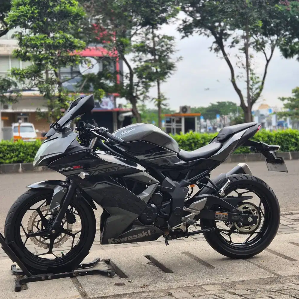 KAWASAKI NINJA 250 MONO SL 2017 GREY LOW KM PAJAK PANJANG SIAP GASPOL