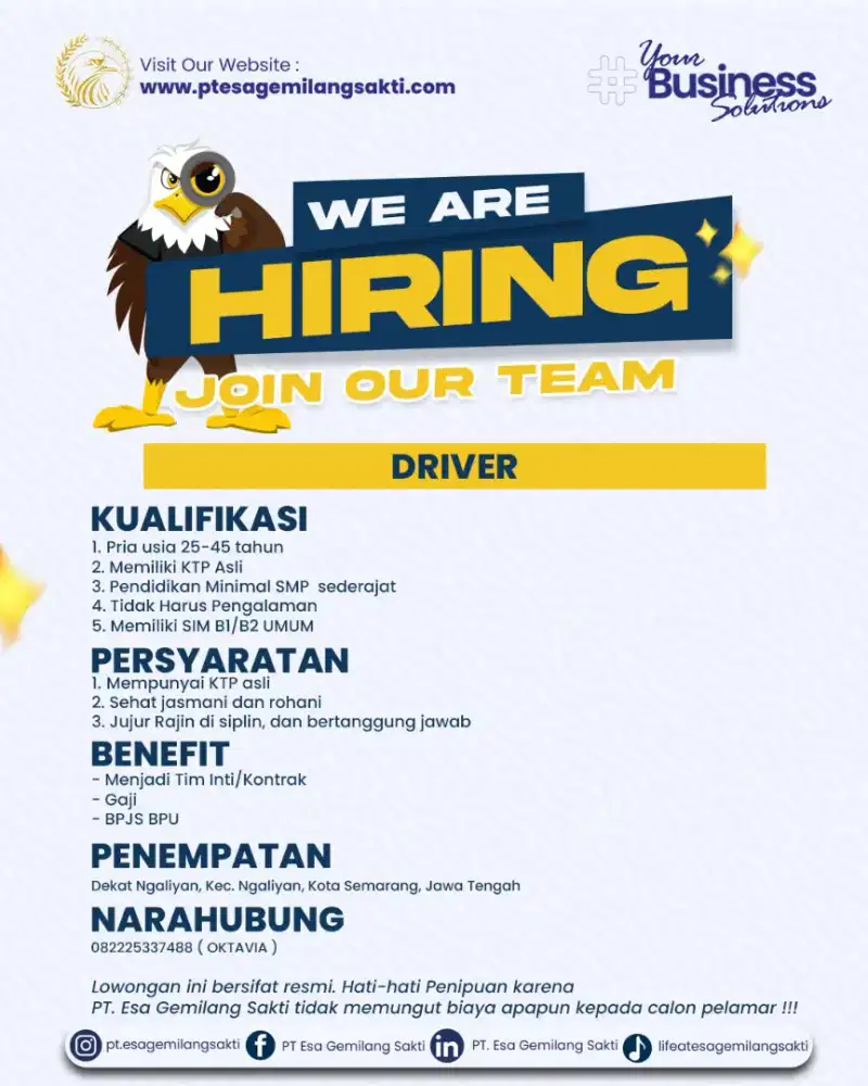 DRIVER APL SEMARANG SIM B1/B2 UMUM