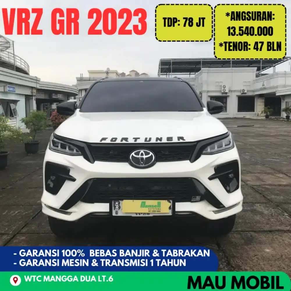 VRZ GR Sport 2.8 2022/2023/2024 Putih, KM 24rb
