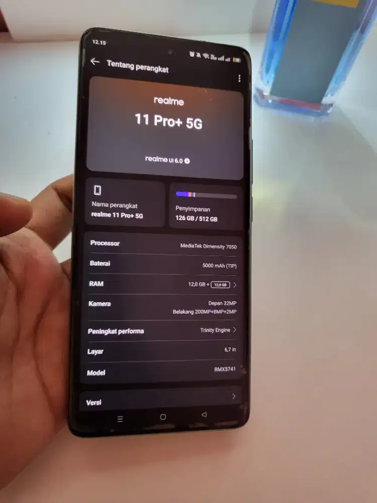 Realme 11 pro plus ram 12+12/512 fullset ori segel