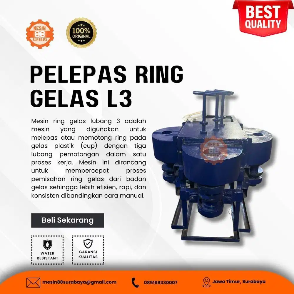 PELEPAS RING GELAS L3