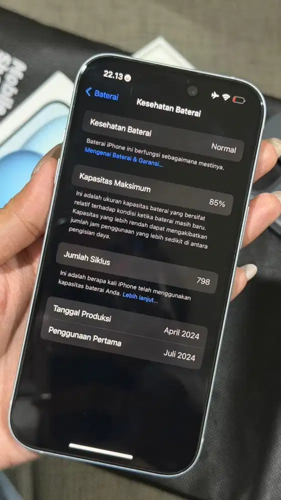JUAL SECOND IP 15 128GB