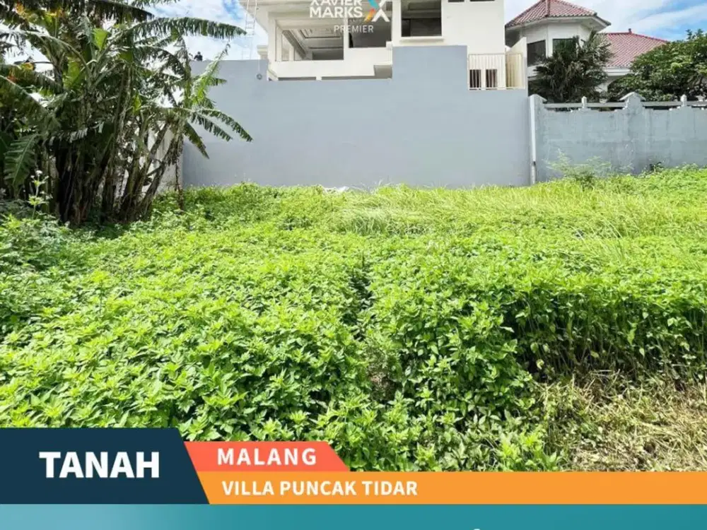 Dijual Tanah Kavling di Villa Puncak Tidar Malang Kawasan Elite