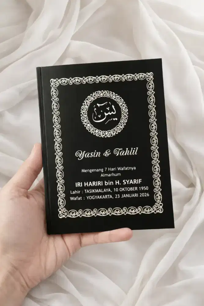 Cetak Buku Yasin & Majmuk Syarif, Berkualitas dan Proses Cepqt