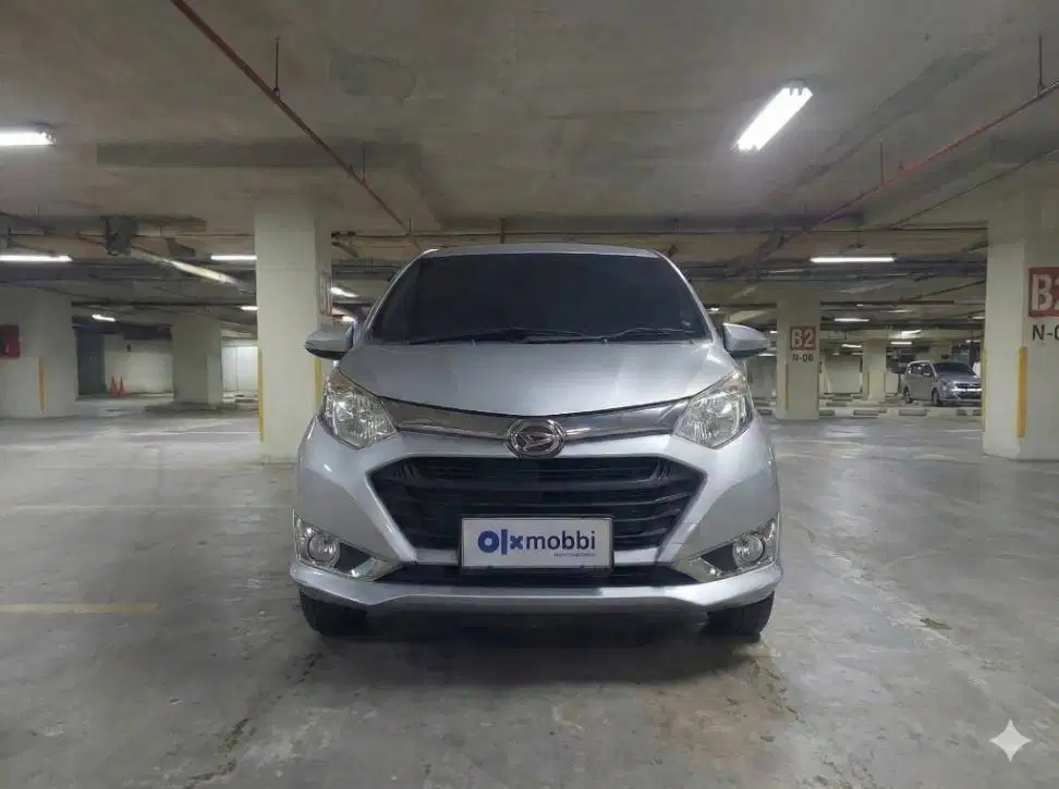 DP RINGAN Daihatsu Sigra 1.2 R Bensin-AT 2018 Silver CTZZB