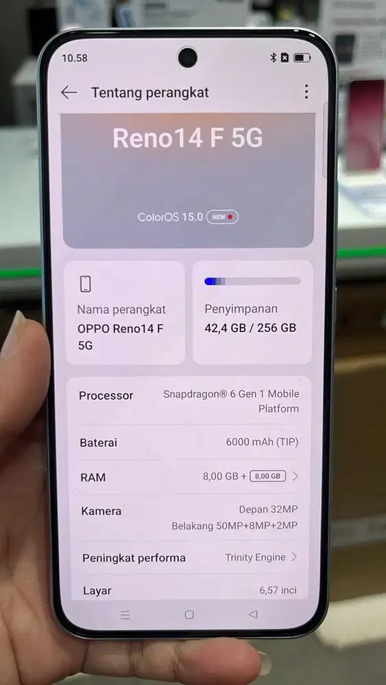 Second Oppo Reno 14F 8+8/256