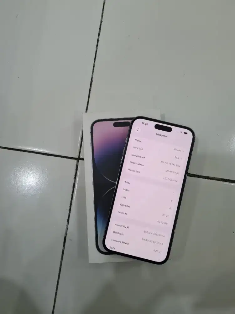 Iphone 14 pro max 128 resmi ibox