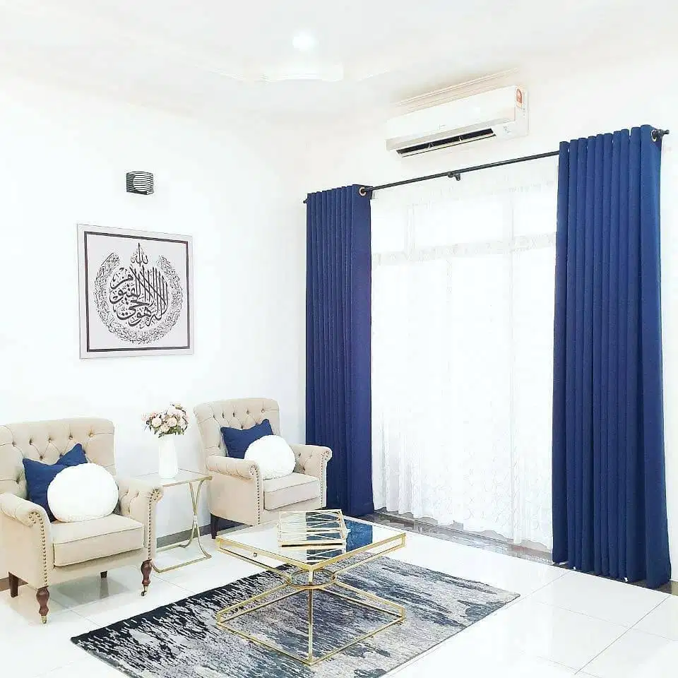 Cod Gorden Blackout Pasang Skat Klinik Hordeng Pintu Gordyn Vitrase