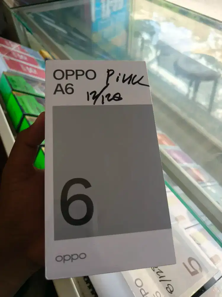 New Oppo A6 ram6/128 garansi resmi 1 tahun