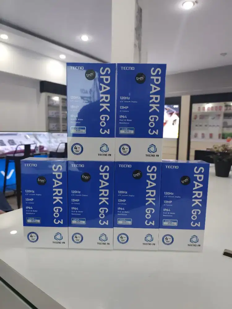 New Tecno Spark Go 3 ram 4+4/64