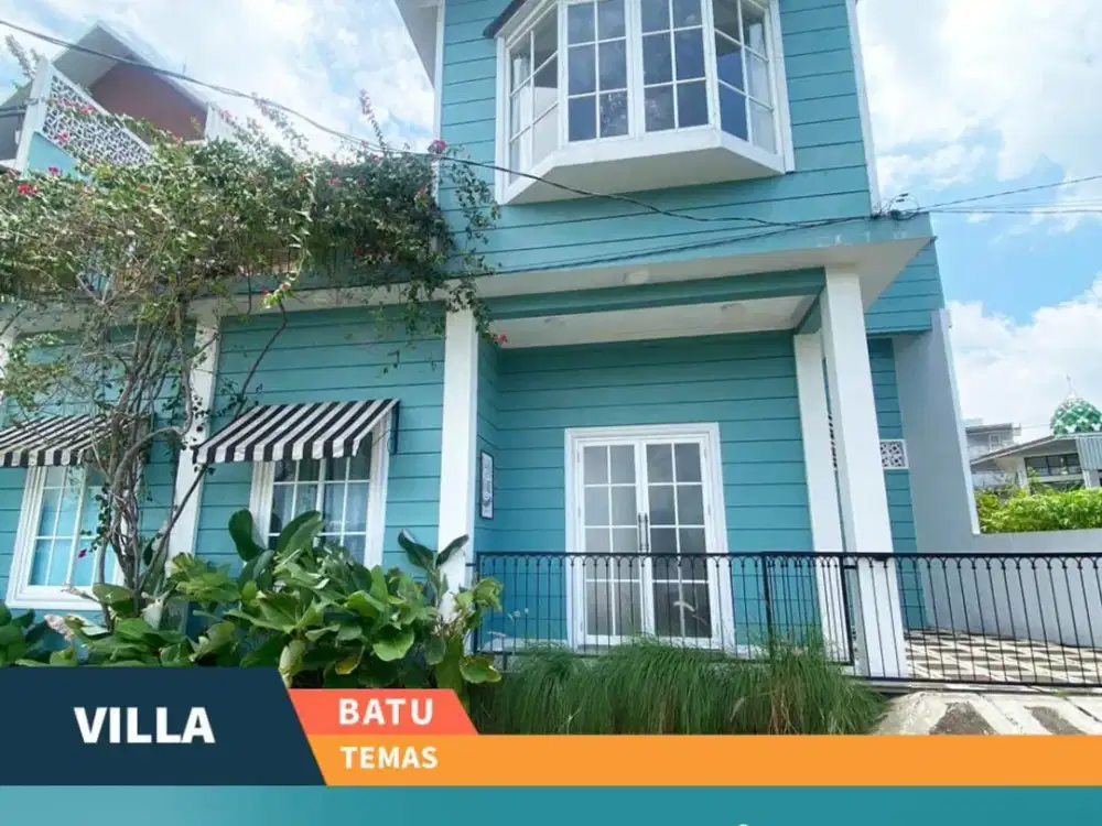 Dijual Villa Full Furnish di Temas Kota Batu Dekat Jatim Park 3