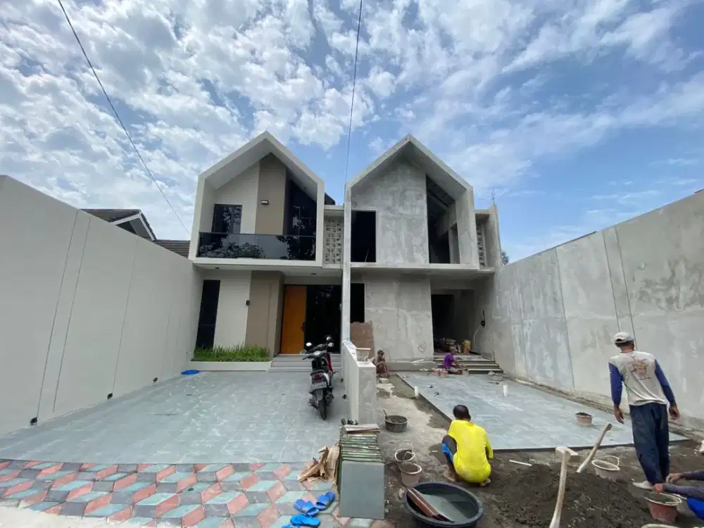 Rumah Mewah Model Scandinavian 2Lt Di Jogja Utara Dekat Warung Sate Pak Bayu