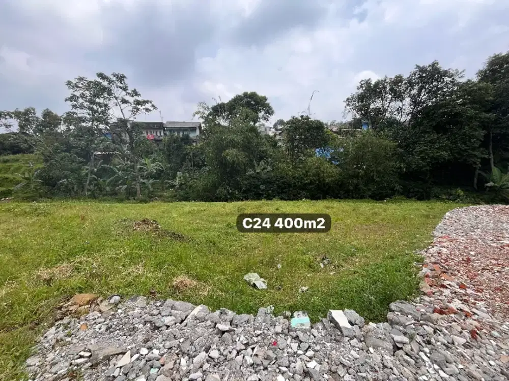 Tanah Posisi Hook Luas 400 M2 Megamendung Bogor Dekat Taman Safari