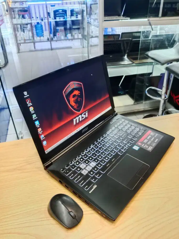 PROMO LAPTOP GAMING MSI GE62 -6QC CORE i7 RAM 16GB SSD 256GB +HDD 1000