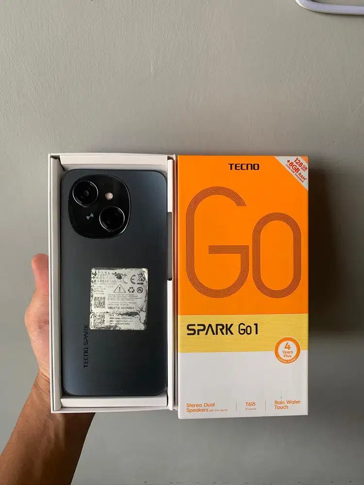 Tecno Go 1 4/128 kondisi lengkap segel nominus