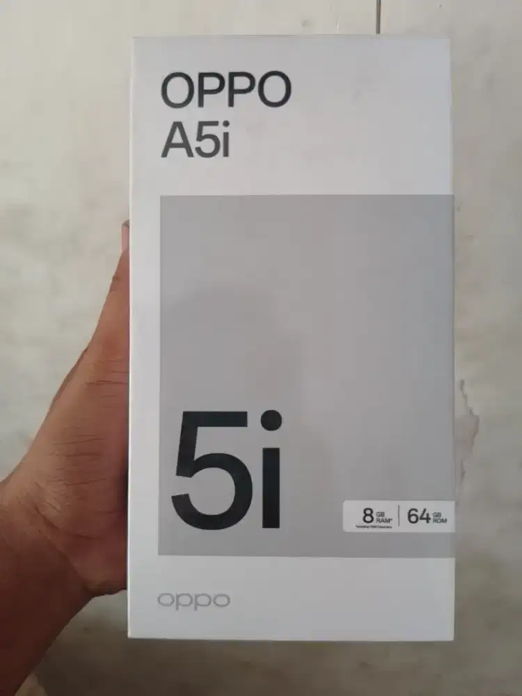 new oppo a5i 4/64 garansi resmi