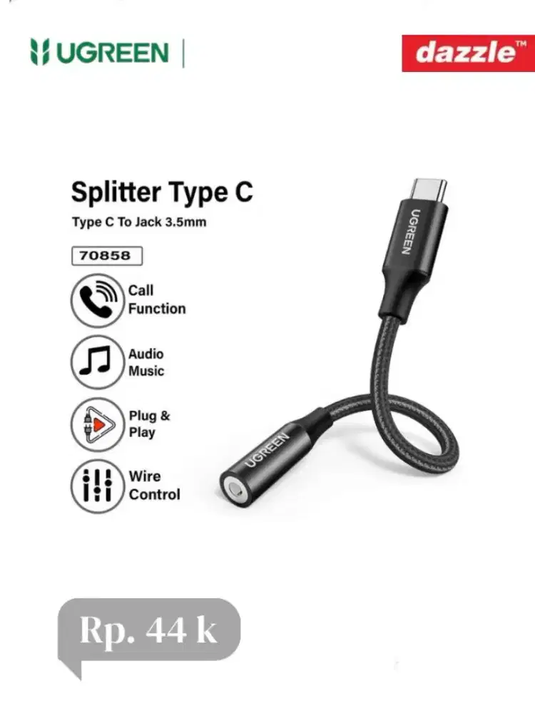 Ugreen Splitter type C to Jack 3, 5