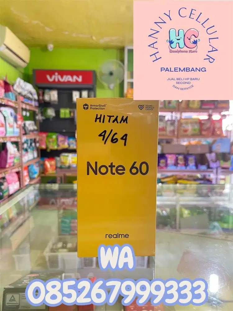 Realme Note 60 4/64 Garansi Resmi