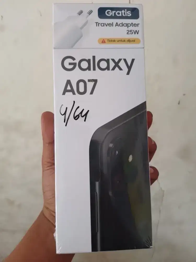 new samsung a07 4/64 garansi resmi