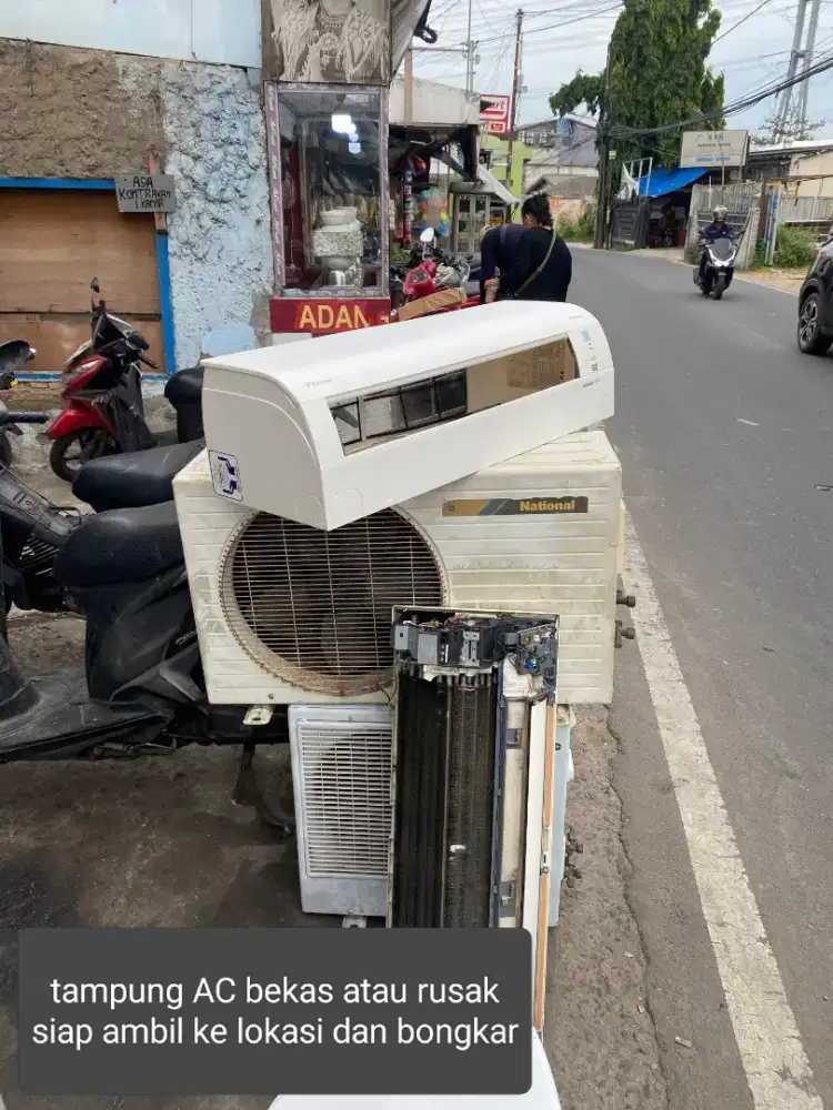 Tampung AC bekas