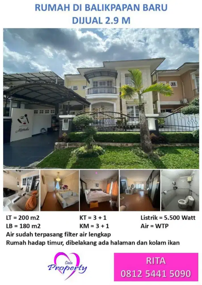 DIJUAL RUMAH DI BALIKPAPAN BARU