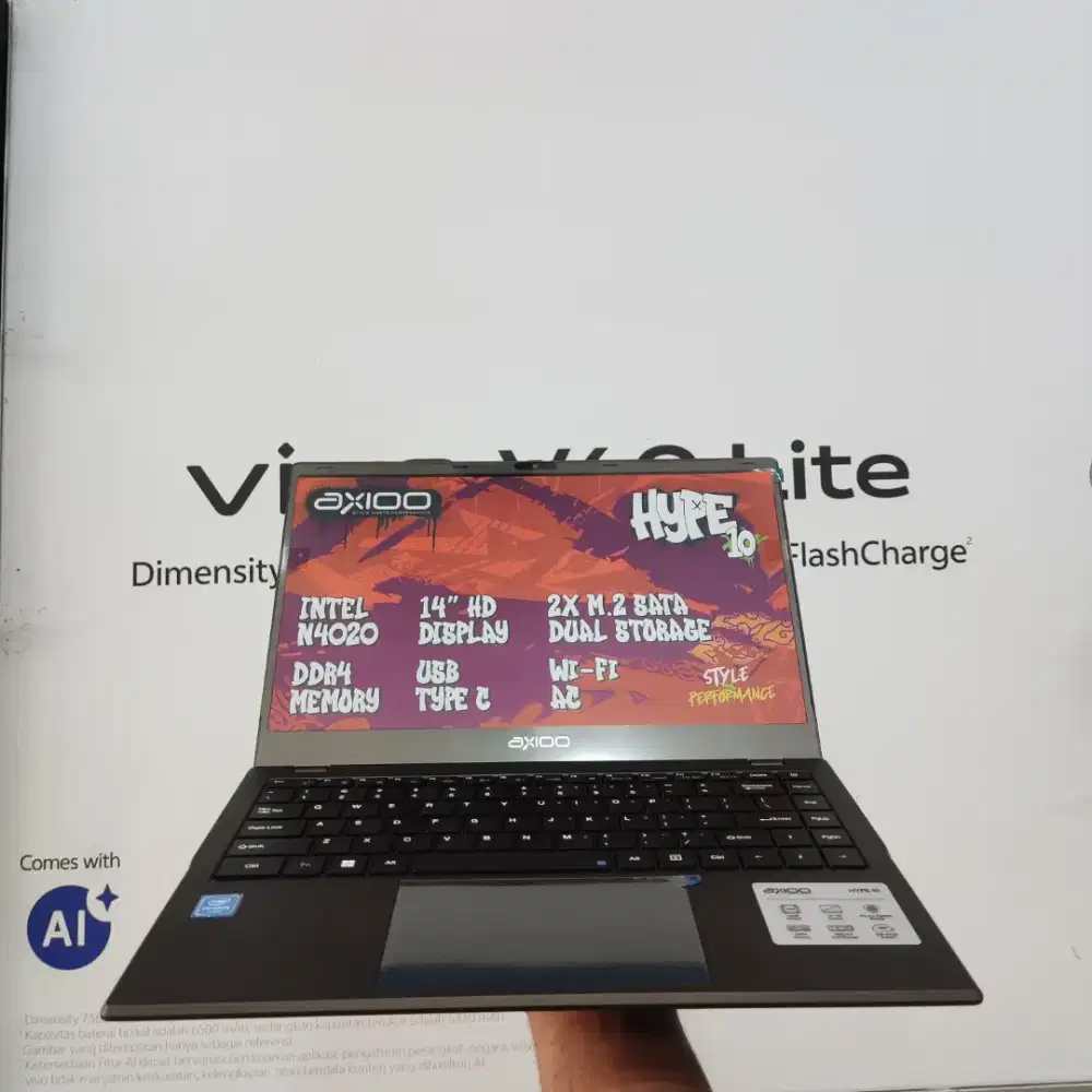 Laptop  Axioo Hype 10 SSD 256 RAM 8GB DDR4