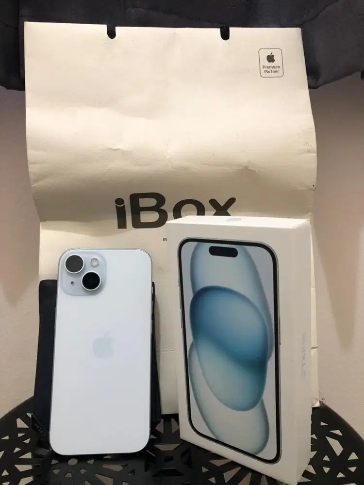 iPhone 15 Blue 128gb Mulus Normal