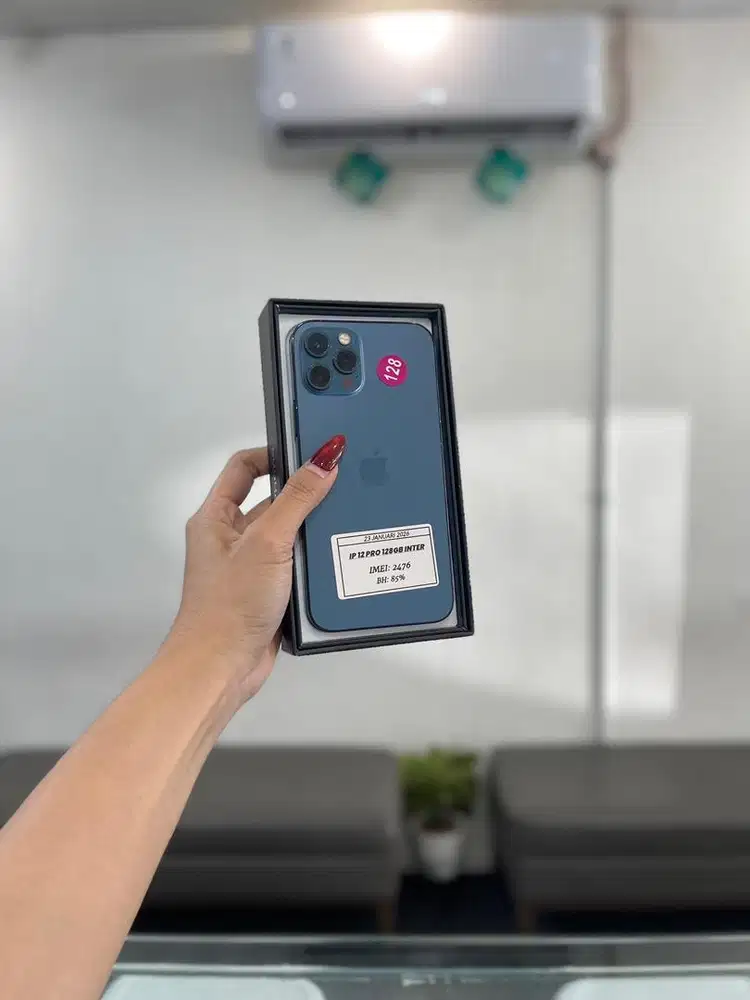 iphone 12 Pro 128GB fullset mulus nominus terima tt cod kredit