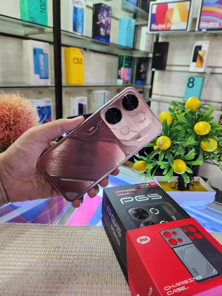 Itel P65 Ram 8+8Gb/ 128Gb Fullset Mulus Ori 100% Like New Bergaransi