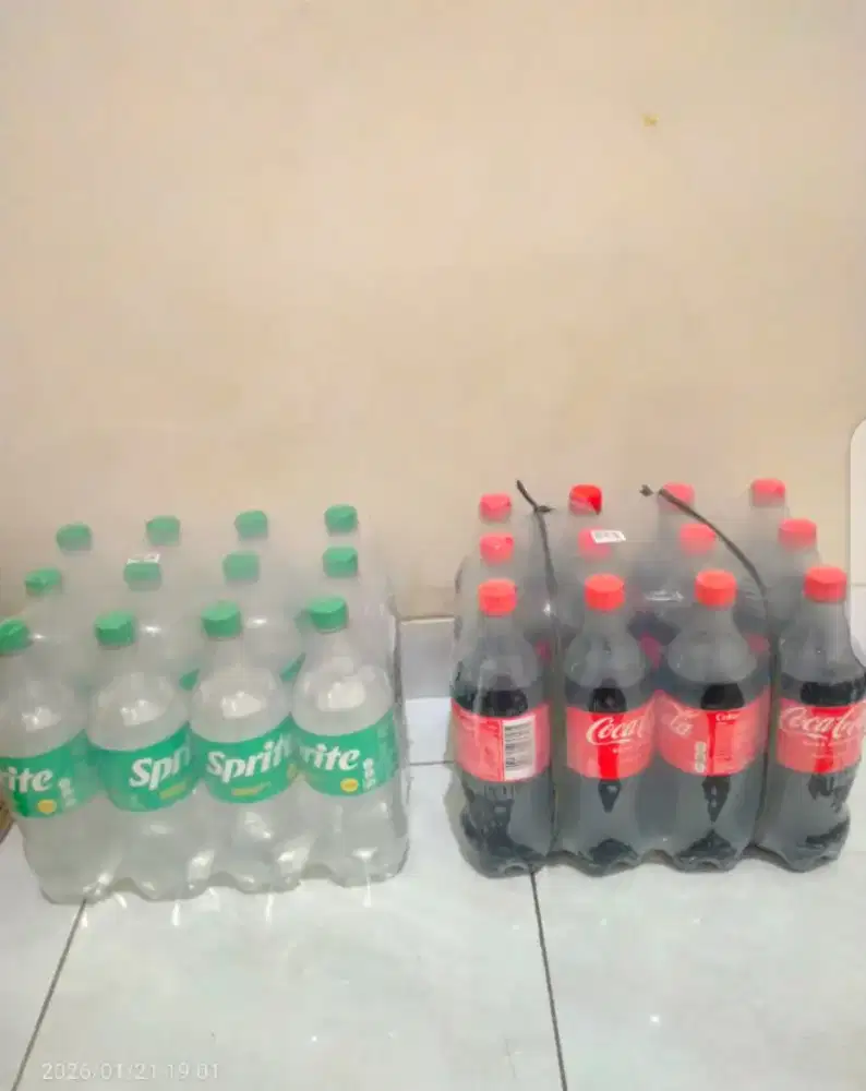 Coca cola dan Sprite 1 liter