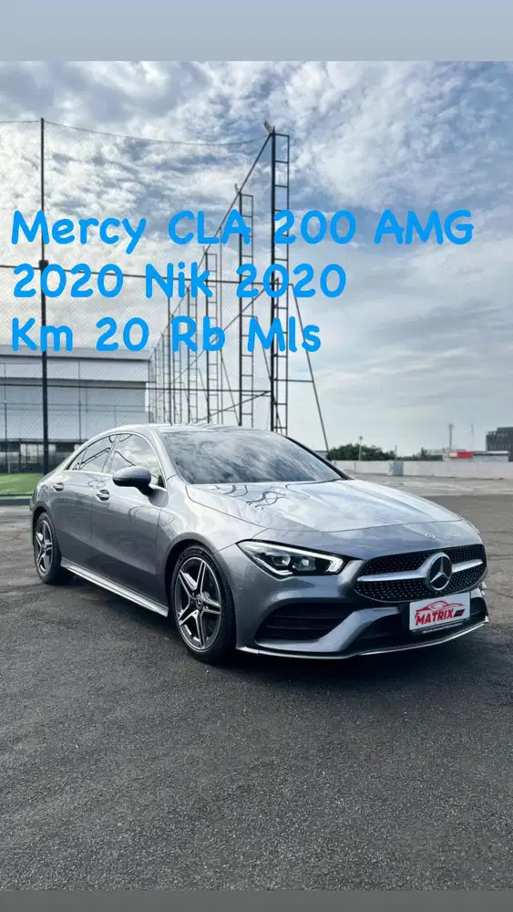 Mercy CLA200 Amg Nik 2020 Grey on black Siap pakai