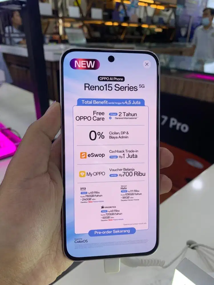 Promo Oppo Reno 15 F 5G