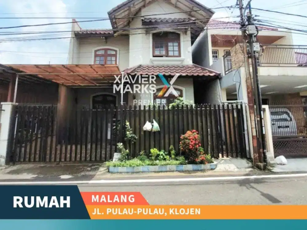 Dijual Rumah Lingkungan Nyaman di Pulau Pulau Klojen Malang