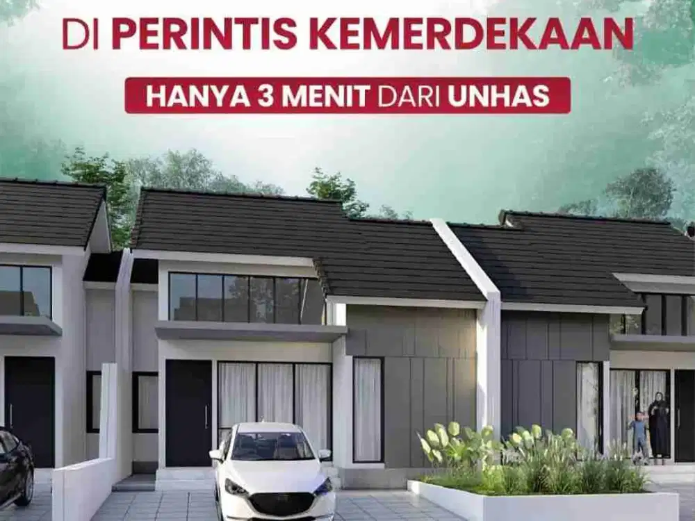 Rumah 8×14 Perintis KM 3 Dekat Kampus Unhas Makassar
