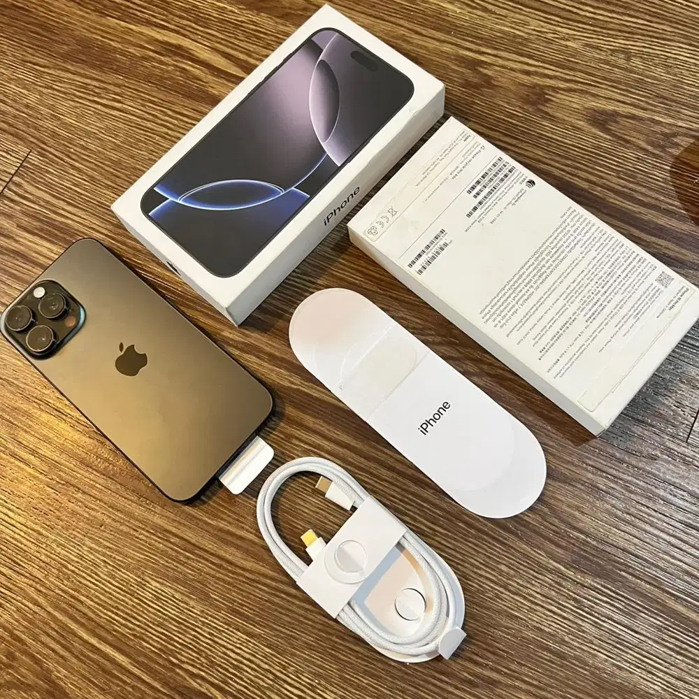 iphone 16 pro max 512gb fullset like new original garansi