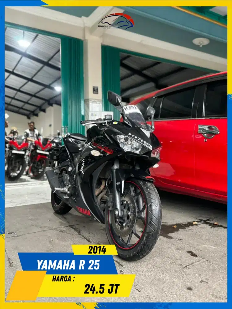 YAMAHA R25 2014 MURAH MERIAH MASZEHH HIKMAH MOTOR KEPUH MALANG