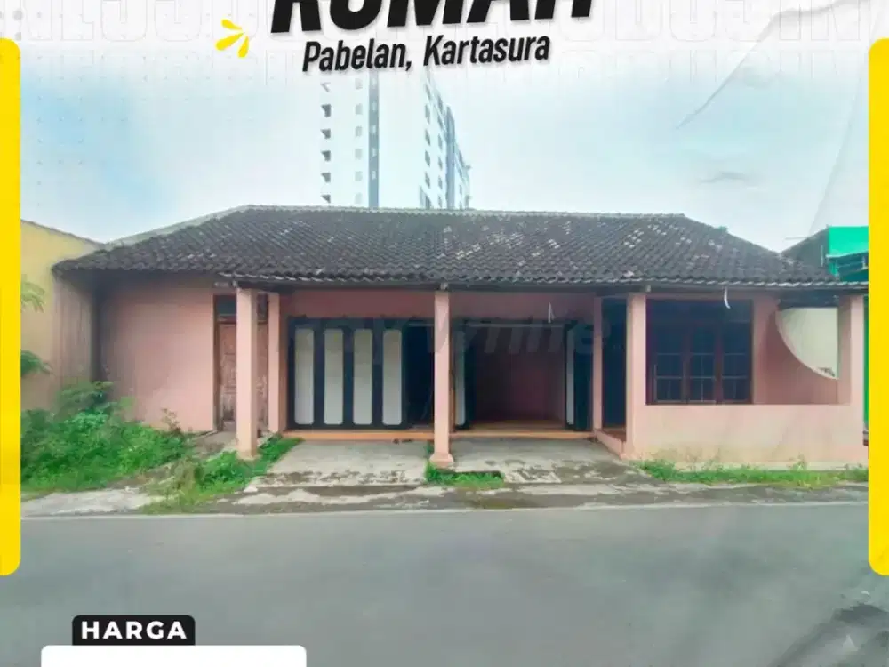 Dijual Rumah Luas Bonus 2 Ruko Strategis di Pabelan Kartasura