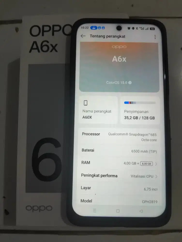 Oppo A6x 4+4 128
