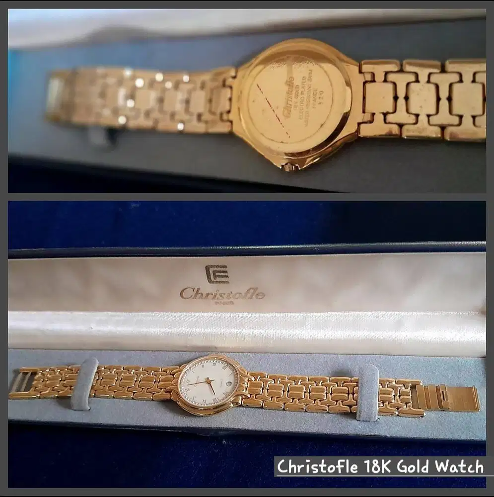 Jam Tangan CHRISTOFLE 18k Gold